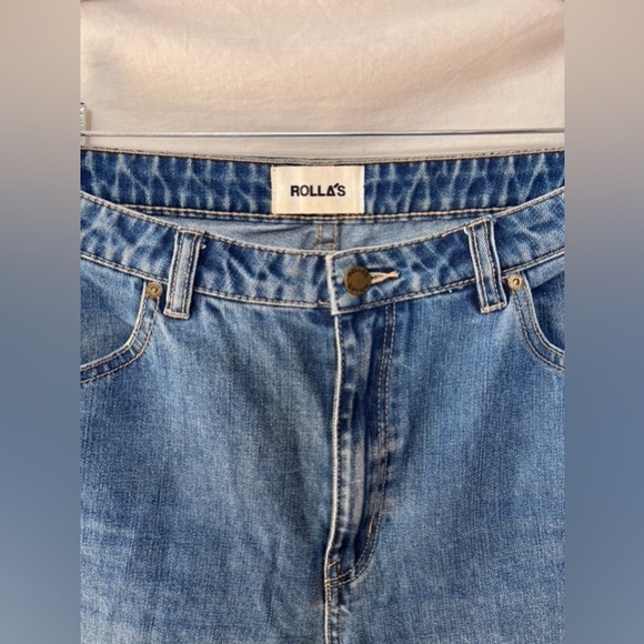 High Rise Crop Kick Rollas Jeans - Picture 4 of 5